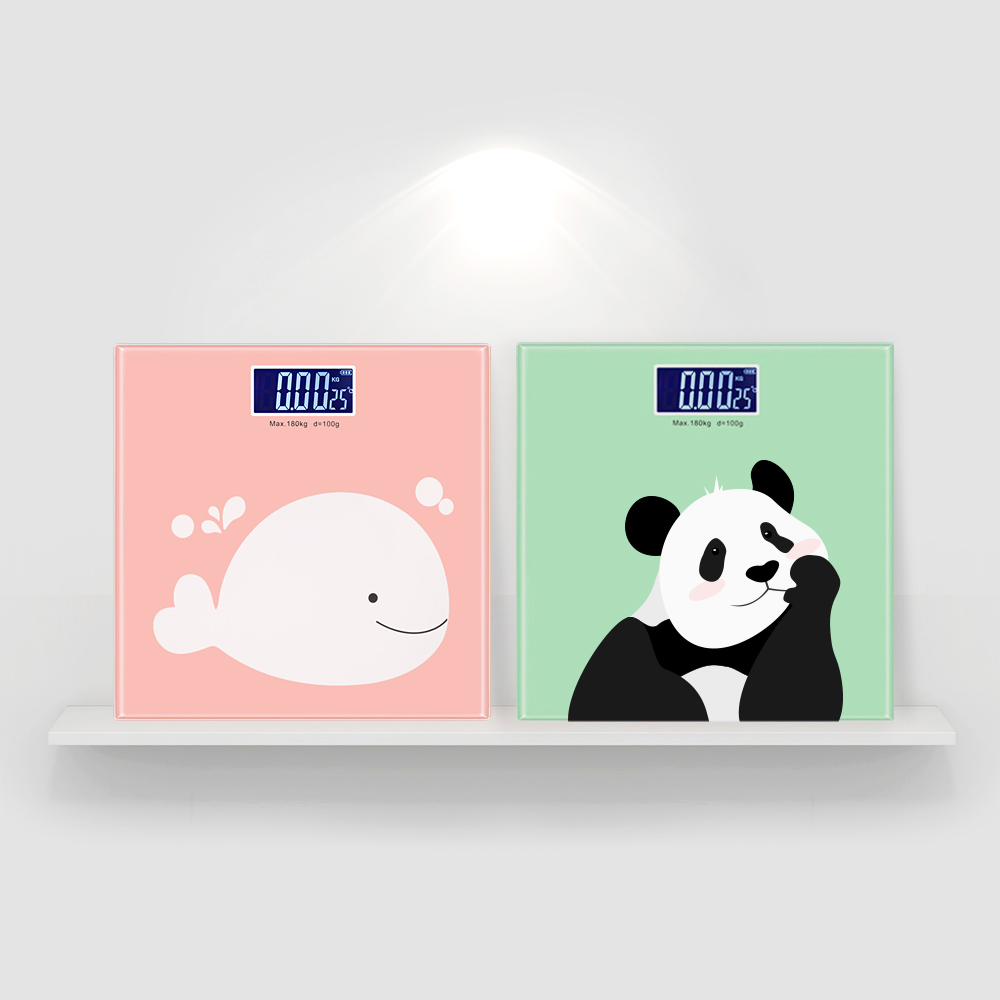 노바리빙 LCD 판다 체중계 다이어트 몸매관리 동물 유아용 귀여운 측정기