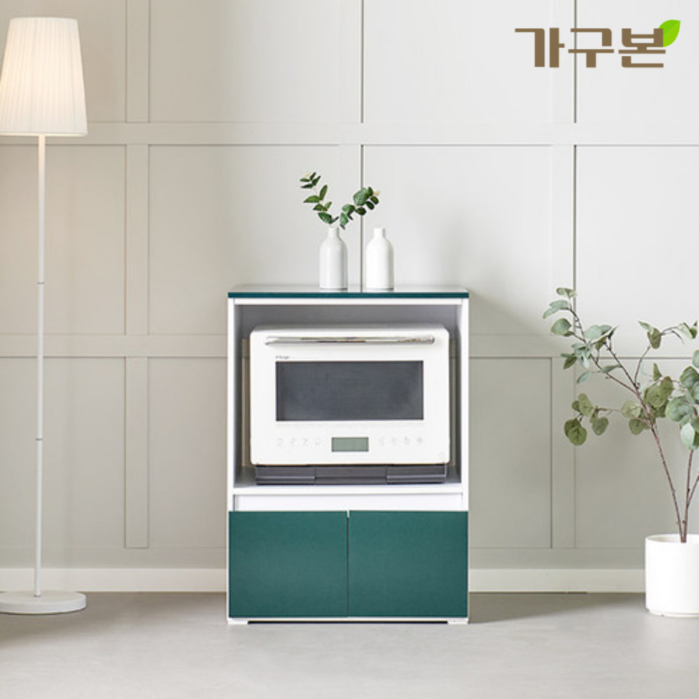 체코 수납형 광파렌지대 600 레인지장 전자렌지밥솥수납장