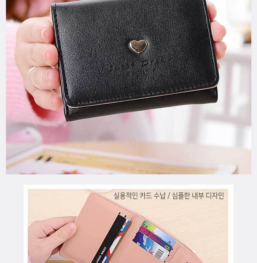 20대 여자 여성용 청소년 여대생 여학생 대학생 중딩 반지갑 이미지 6