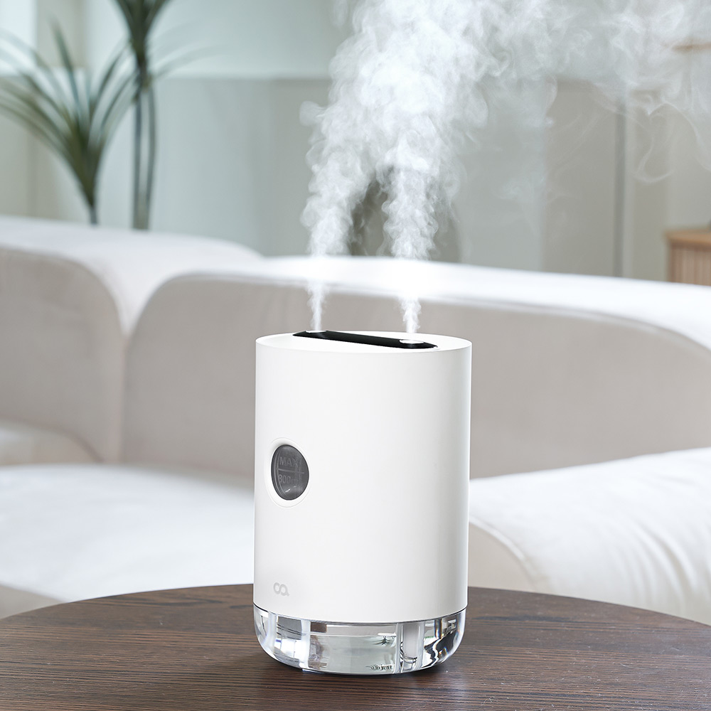 오아 듀얼포그 무선 미니 가습기 탁상용 사무실 차량 휴대용 책상 usb 텀블러 충전식