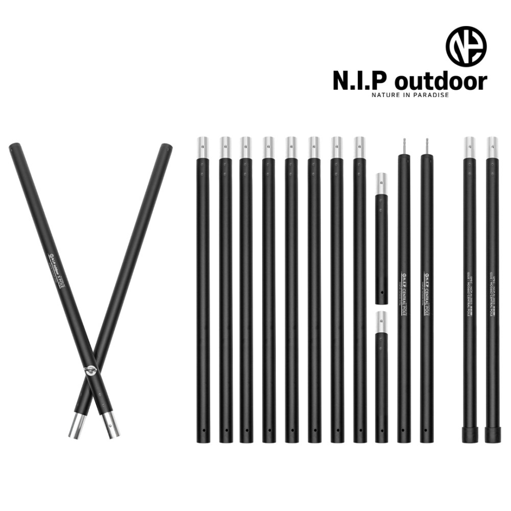 N.I.P 센트럴 X폴대세트 A형 타프폴대 AL6061