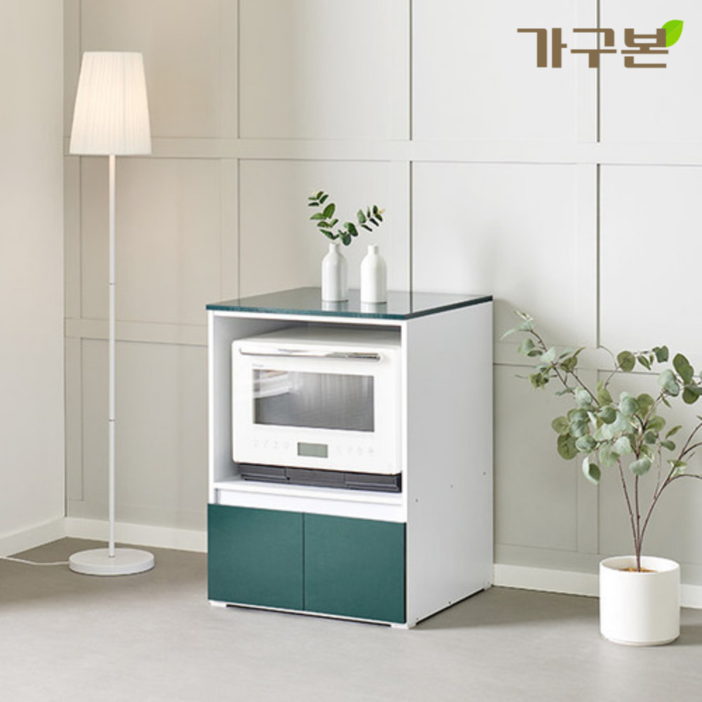 체코 수납형 광파렌지대 600 레인지장 전자렌지밥솥수납장