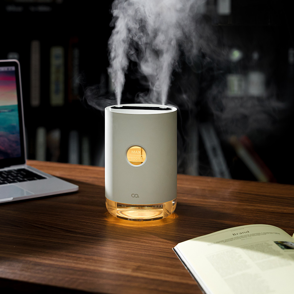 오아 듀얼포그 무선 미니 가습기 탁상용 사무실 차량 휴대용 책상 usb 텀블러 충전식