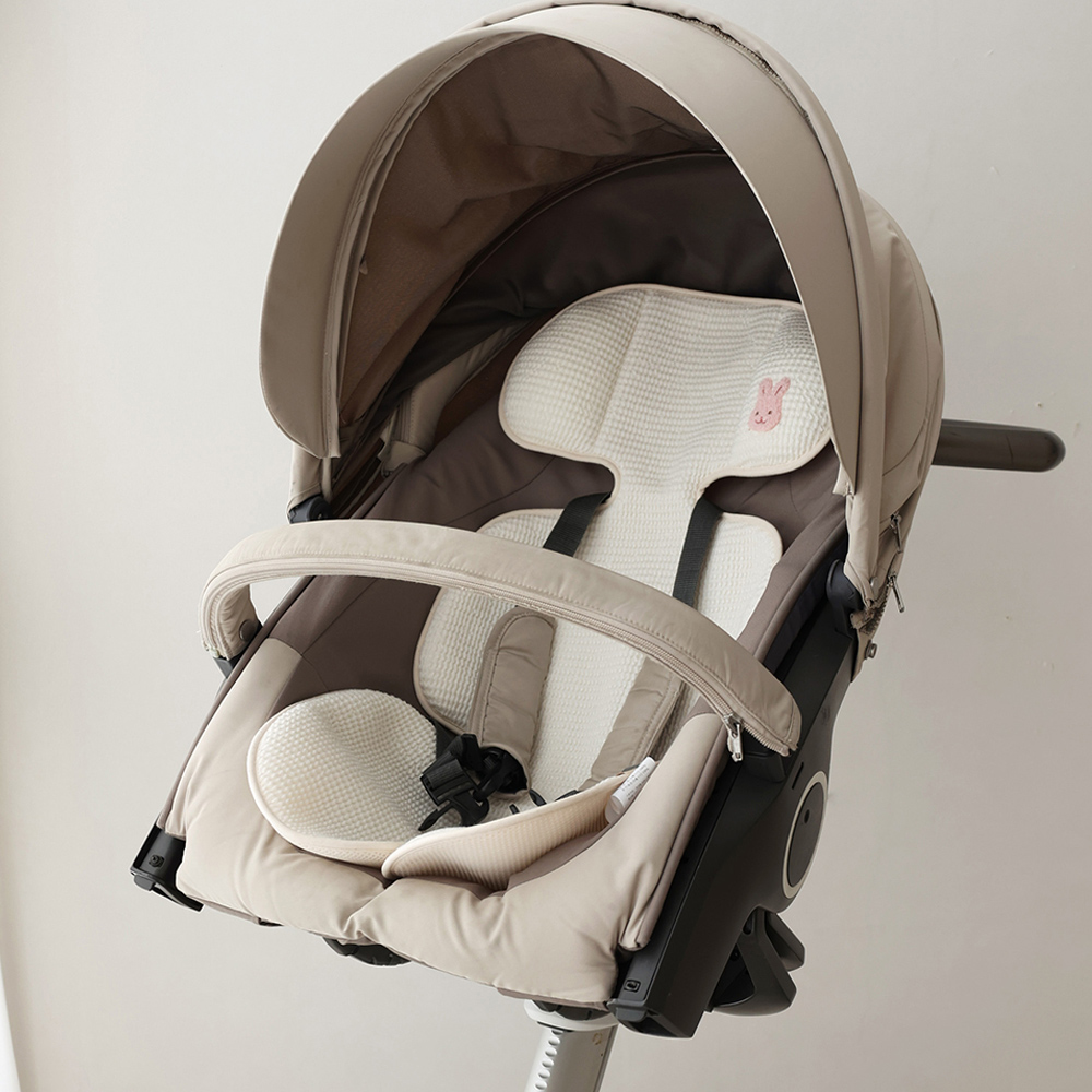 쉐베베 모달 와플 씬 여행용 유모차 라이너 유아차 이너 시트 쿠션 쉐빗