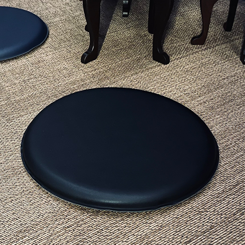 가죽 원형방석 식탁의자 벤치의자 방석