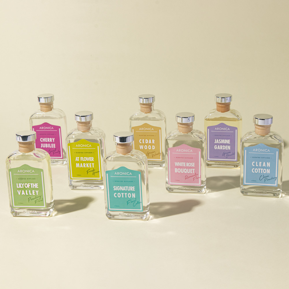 아로니카 센티드 디퓨저 110ml 릴리 오브 더 밸리 외 7종 실내 인테리어 방향제 향기 선물 - 상세 이미지 4
