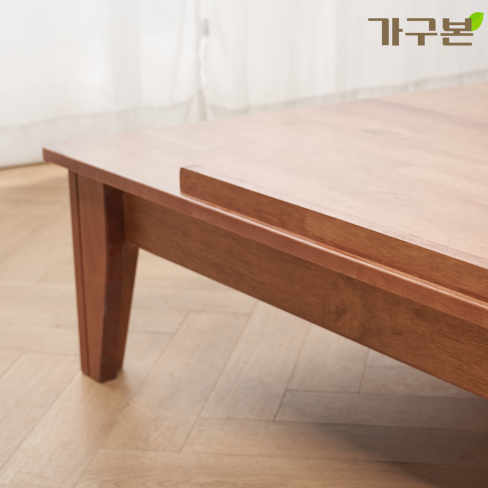 듀크 헤드없는침대 낮은침대프레임 높은 원목 슈퍼싱글