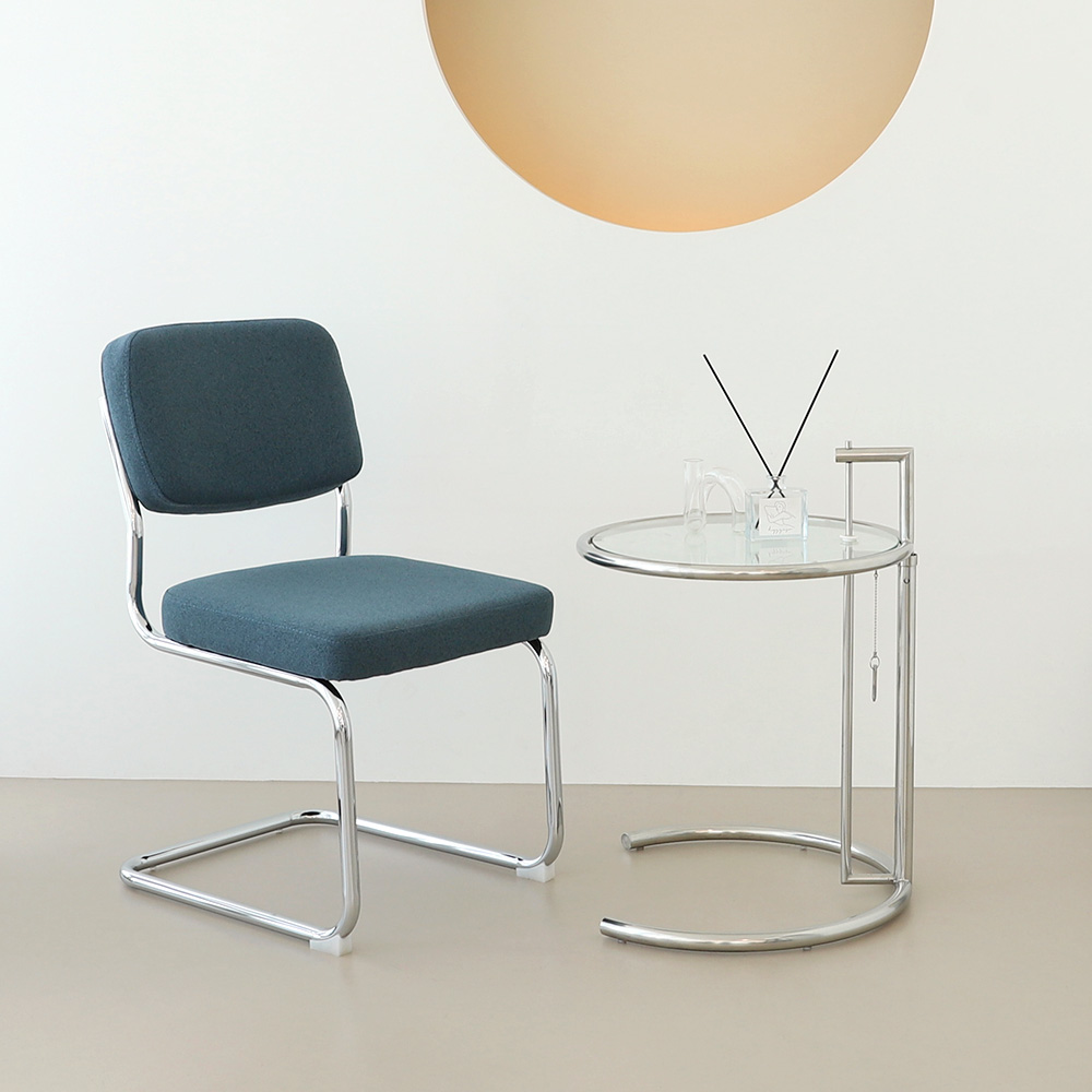 디어 세스카 그레이 패브릭 인테리어 카페 디자인 다이닝체어 미드센츄리 식탁의자