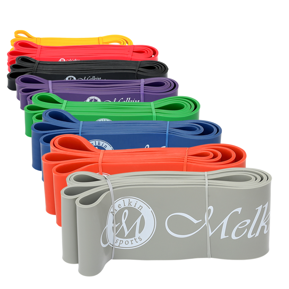 멜킨 풀업밴드 4단계 퍼플 턱걸이 헬스 철봉 등운동 근력 운동 고무 밴드 탄력 저항