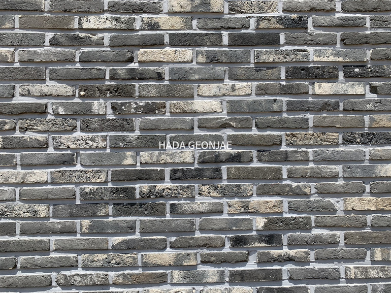 고벽돌타일 진청고벽돌타일 240x55x20~22T / 하다건재 시공사례