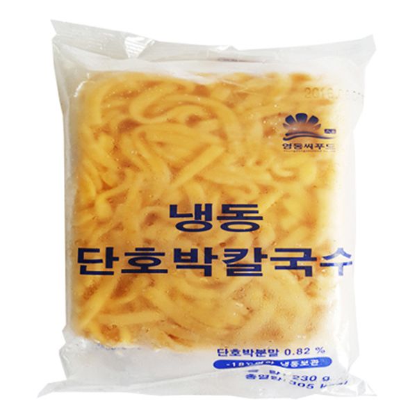 [222] 영동 단호박칼국수면 230g : 야참푸드