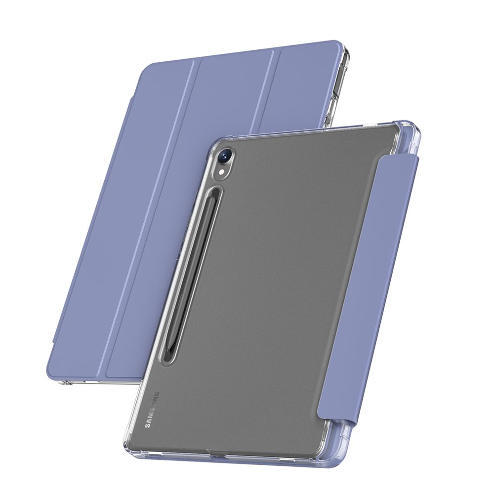고부기 펜수납 거치대 스마트커버 클리어매트 케이스 라벤더, 갤럭시 탭 S8 Ultra-S9 Ultra-S10 Ultra - 상세 이미지 4