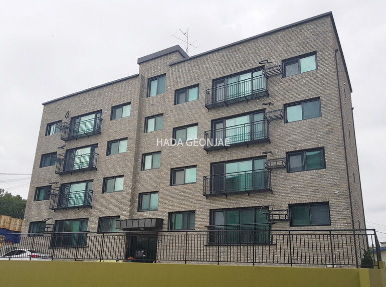 고벽돌타일 청고벽돌타일 240x55x20~22T / 하다건재 시공사례