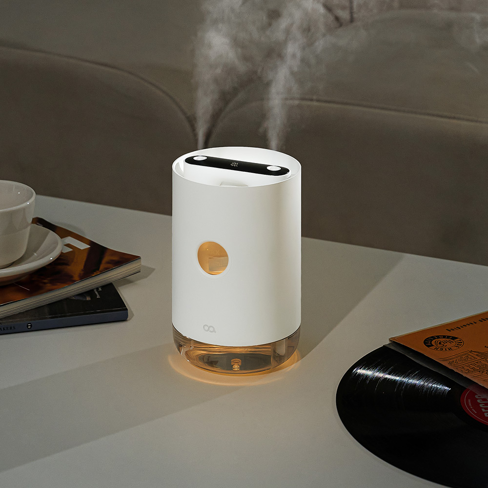오아 듀얼포그 무선 미니 가습기 탁상용 사무실 차량 휴대용 책상 usb 텀블러 충전식