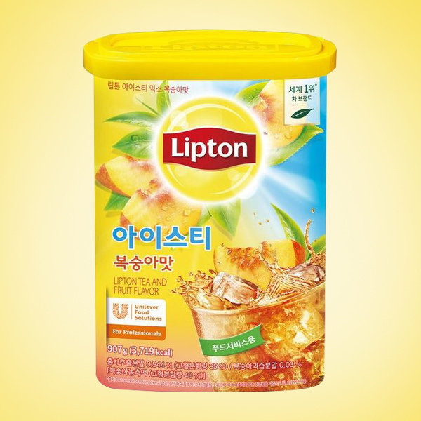 립톤 아이스티 복숭아 907g - 상품 이미지