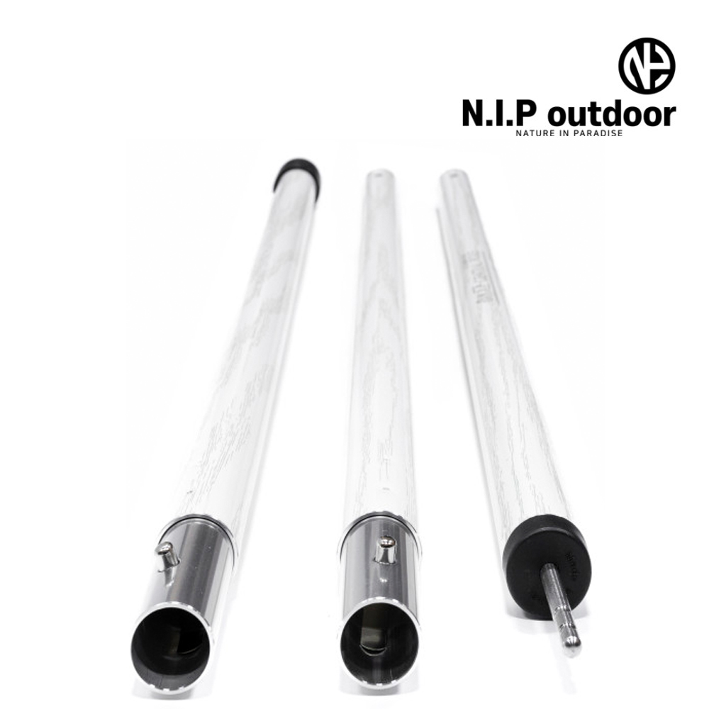 N.I.P 타프폴대 사이드폴대 화이트우드 28파이 180cm