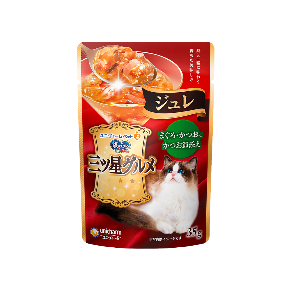 미쓰보시 구루메 자묘용 참치 가다랑어 후레이크35g 습식 파우치 - 상세 이미지 4