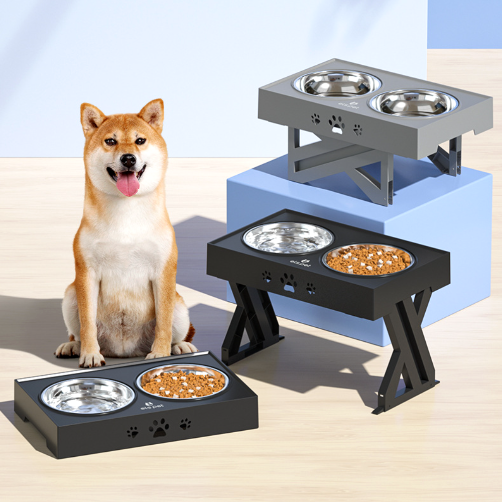 대형견 밥그릇 물그릇 중형견 애견 식기 고양이 식탁 높이조절