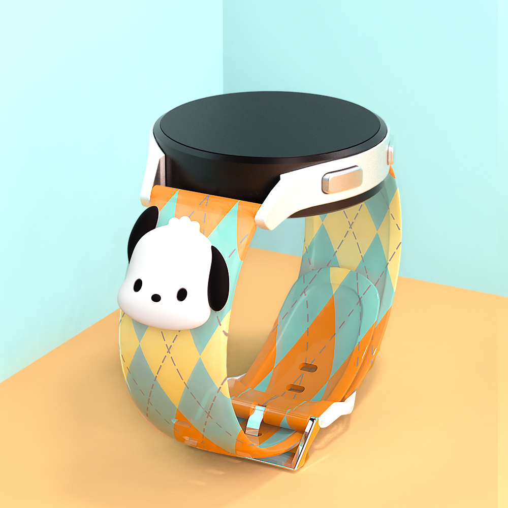 산리오 갤럭시워치 7 6 5 4 클래식 호환 스트랩 피규어 시계줄 악세서리 파츠 캐릭터 포차코