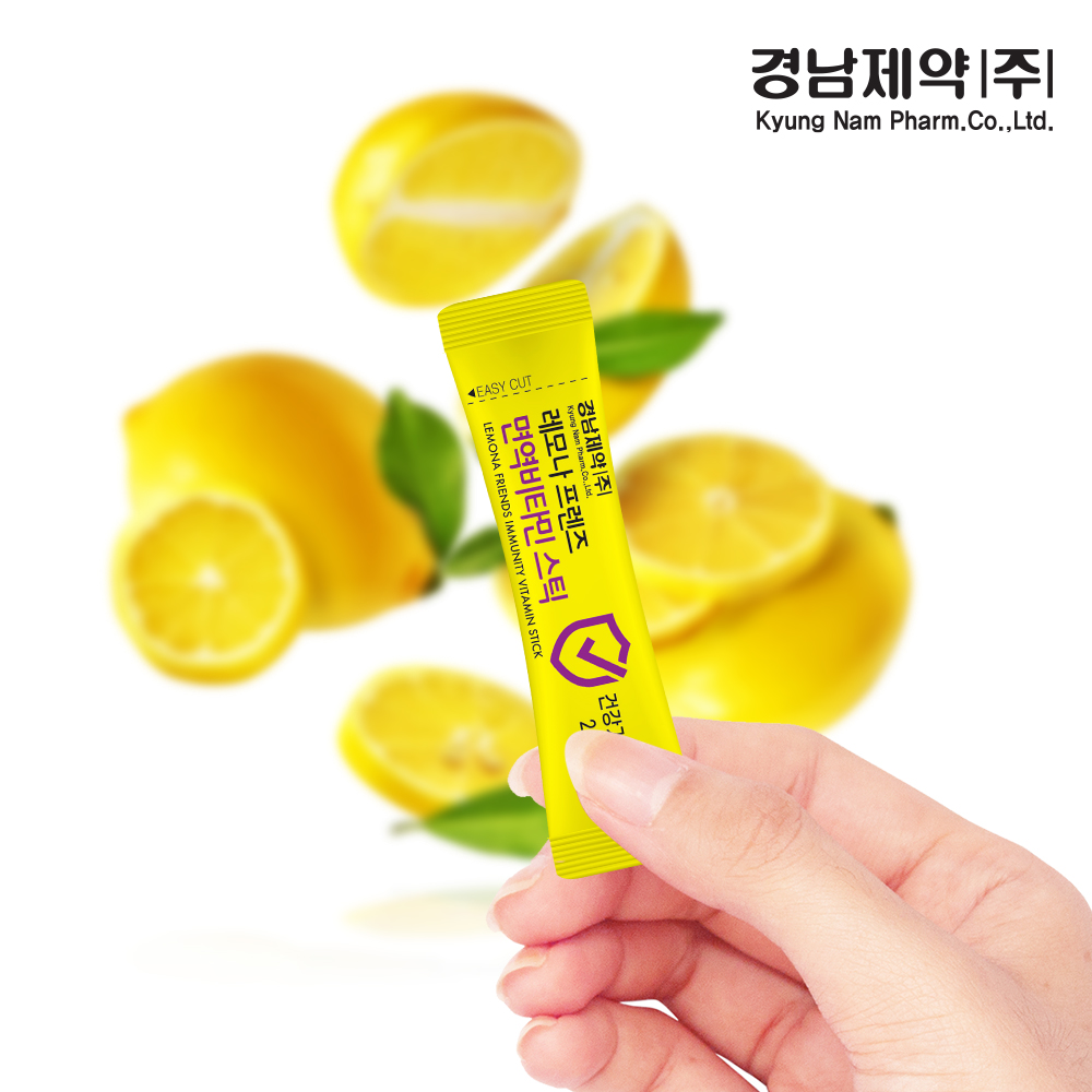 경남제약 레모나프렌즈 면역 멀티비타민 아연 30포, 6개 - 상세 이미지 2