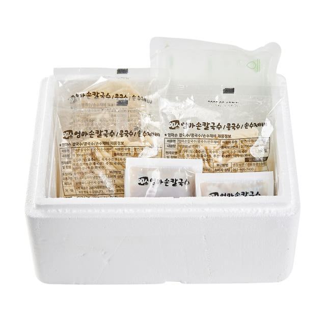 군산맛집 생면 칼국수 10인분(생면 10인분+소스 10봉) 개별포장