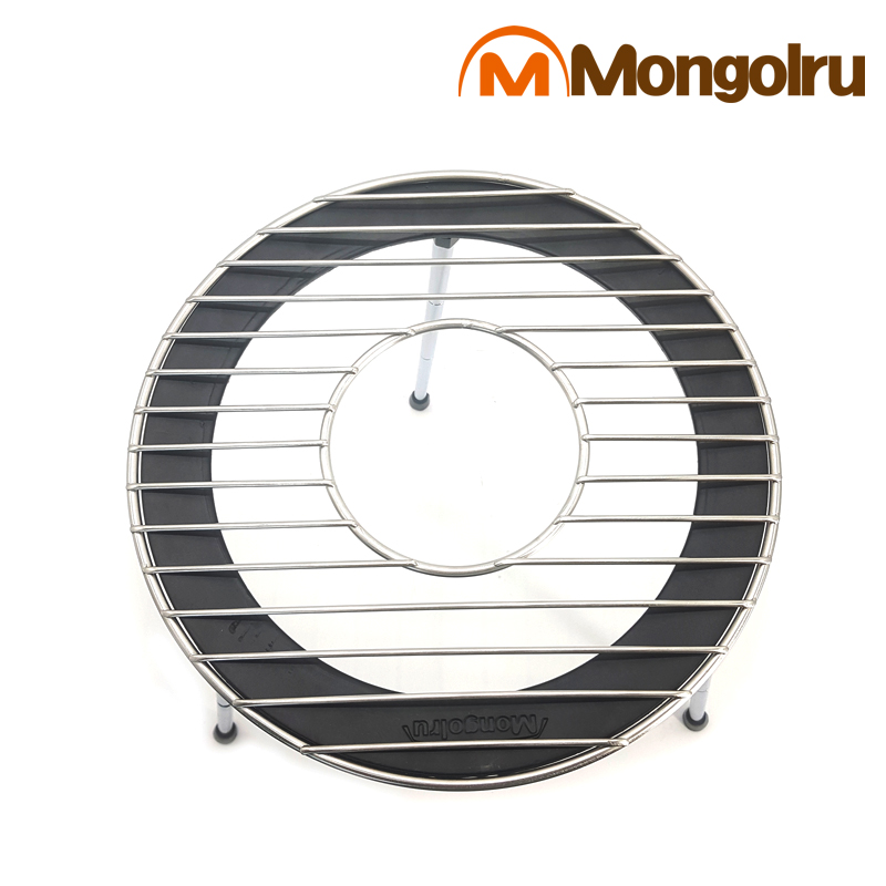 그리들받침대 스텐플레이트(소형) 스탠드 거치대 받침대 호스버너 플레이트 원버너 스텐레스 몽골루 해바라기버너