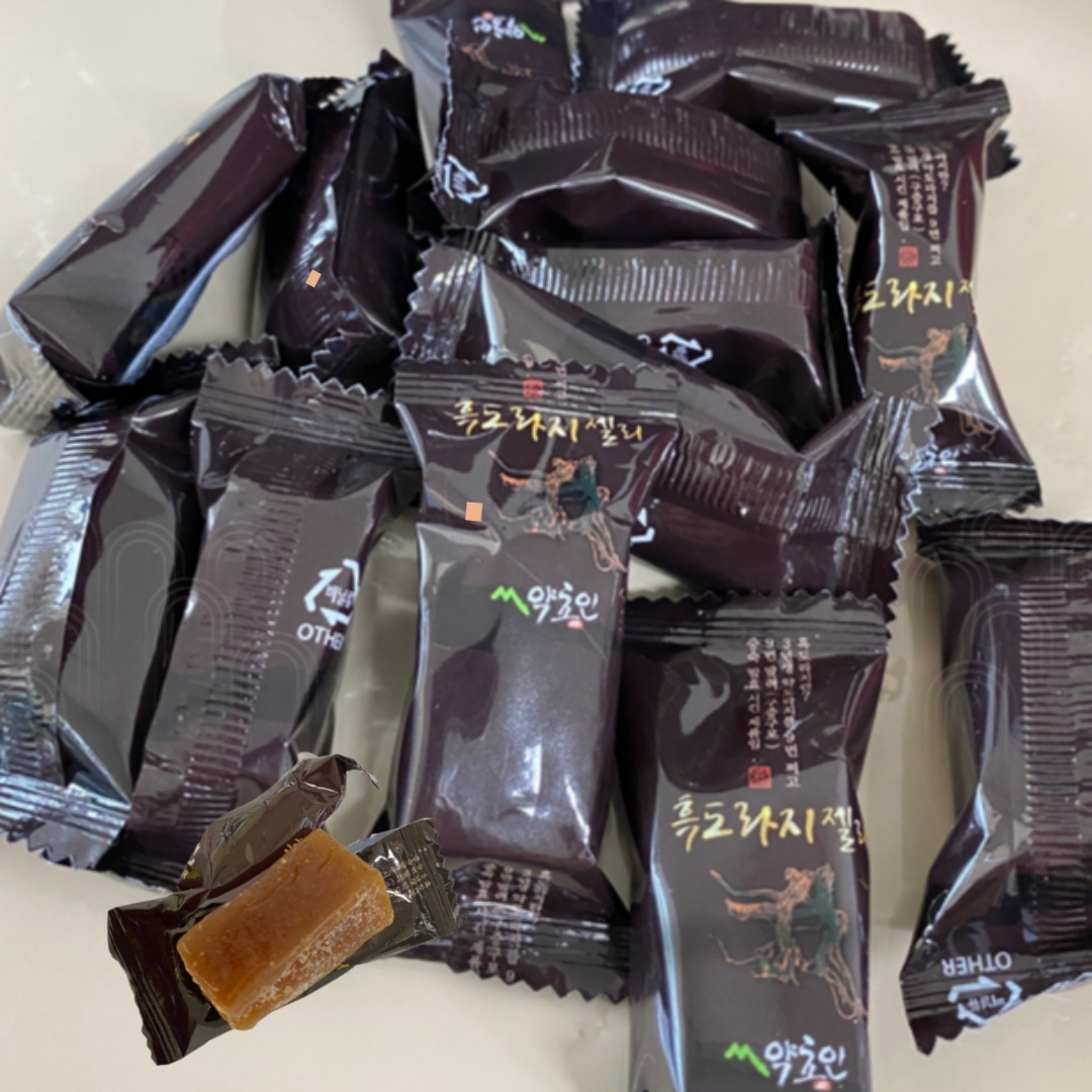 건강젤리 흑 도라지 맛있는 옛날 비건젤리 약초인 오리지널, 600g, 1개 - 상세 이미지 2
