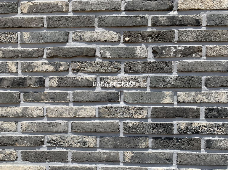 고벽돌타일 진청고벽돌타일 240x55x20~22T / 하다건재 시공사례