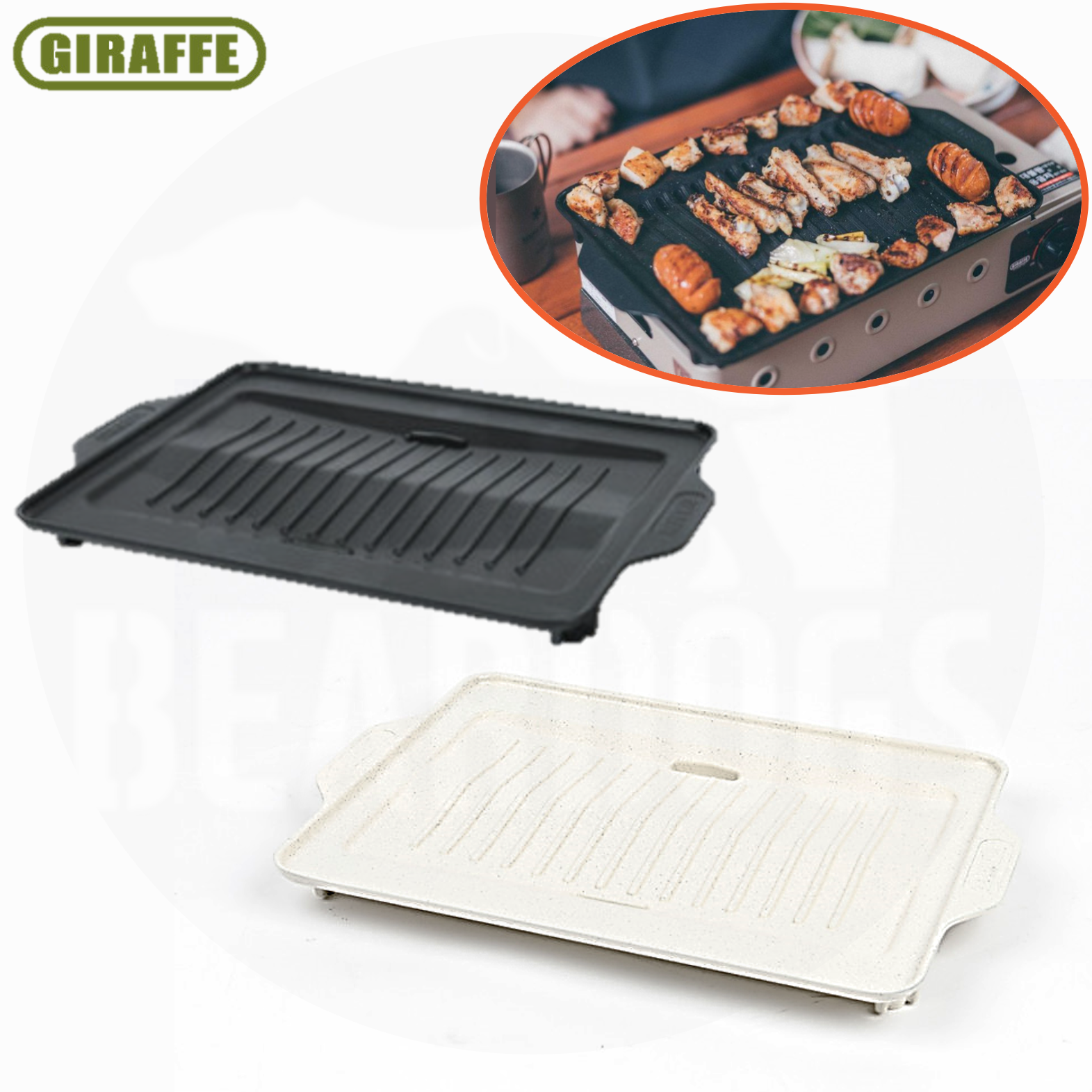 지라프 그릴 팬 M 코팅 불판 구이바다 호환