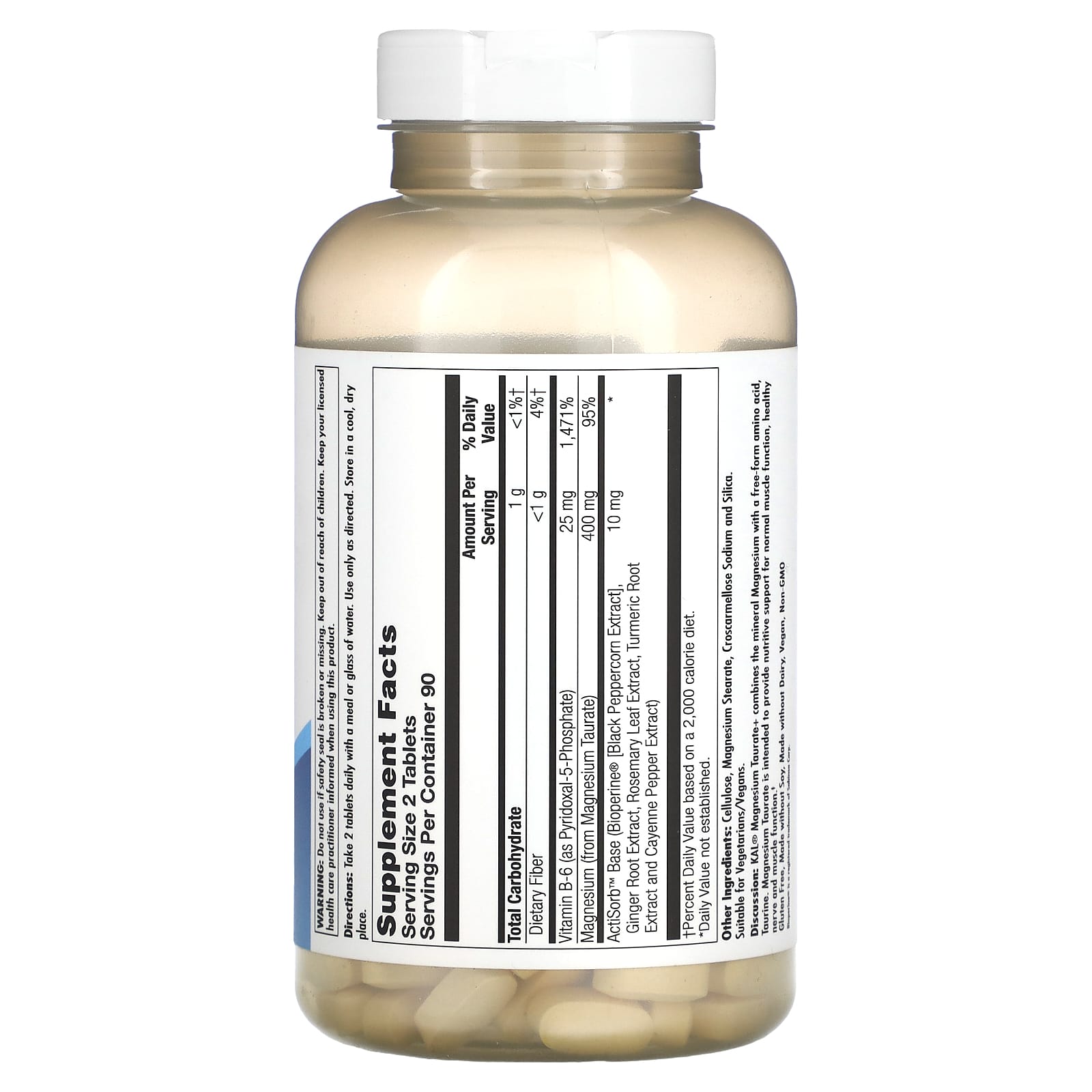 KAL 마그네슘 타우레이트플러스 200mg 180정 - 상세 이미지 2
