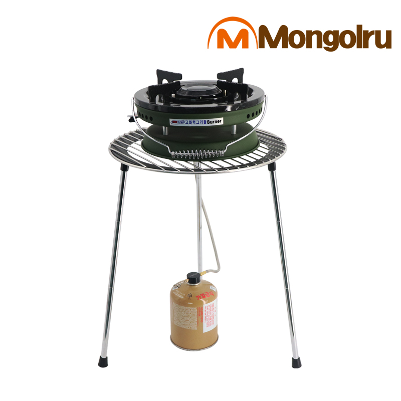 그리들받침대 스텐플레이트(소형) 스탠드 거치대 받침대 호스버너 플레이트 원버너 스텐레스 몽골루 해바라기버너
