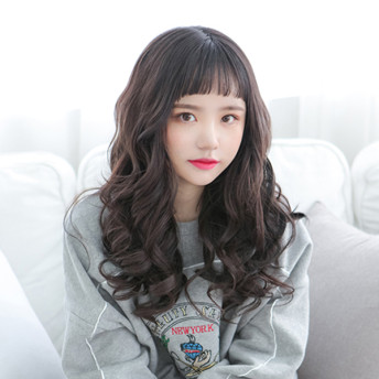 미디움 러블리펌 세트(4피스) 40cm 스타일피스 똑딱이 붙임머리 클립피스 - 상세 이미지 5