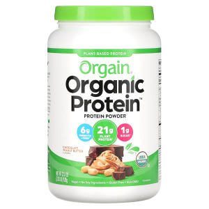 Orgain 프로틴 파우더 식물성 초콜릿 피넛 버터 920g(2.03lb... 맛있게 먹은 솔직 후기 - 상품 이미지 1