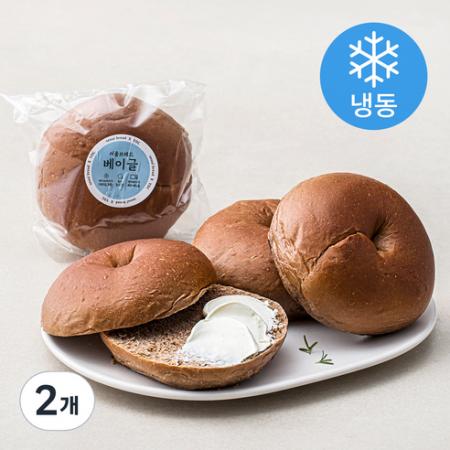 서울브레드 초코 모닝 베이글 (냉동) 480g 2개 one option : 아인아이니