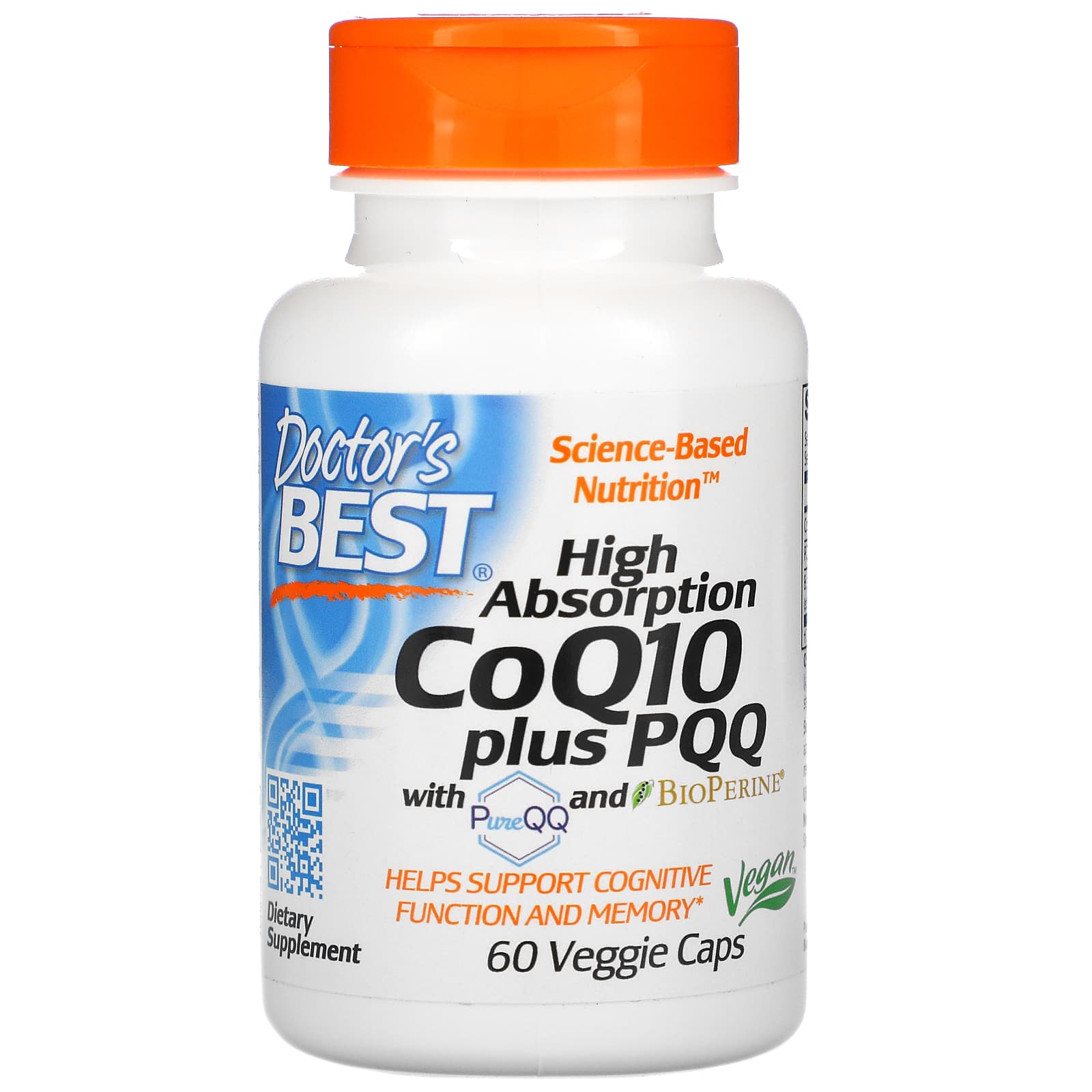 닥터스베스트 CoQ10 100mg PQQ 20mg 베지캡슐 60정 - 메인 이미지