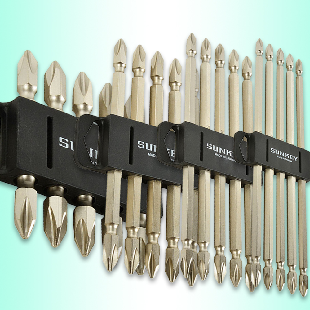 썬키 드라이버비트세트 SMB-65 65MM 5PCS 더블비트형 니켈도금 십자 - 상세 이미지 2