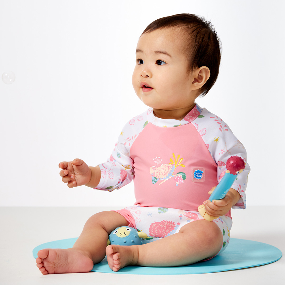 스플래쉬어바웃 업앤어웨이 해피내피 썬슈트 방수기저귀 아기수영복 이미지 7