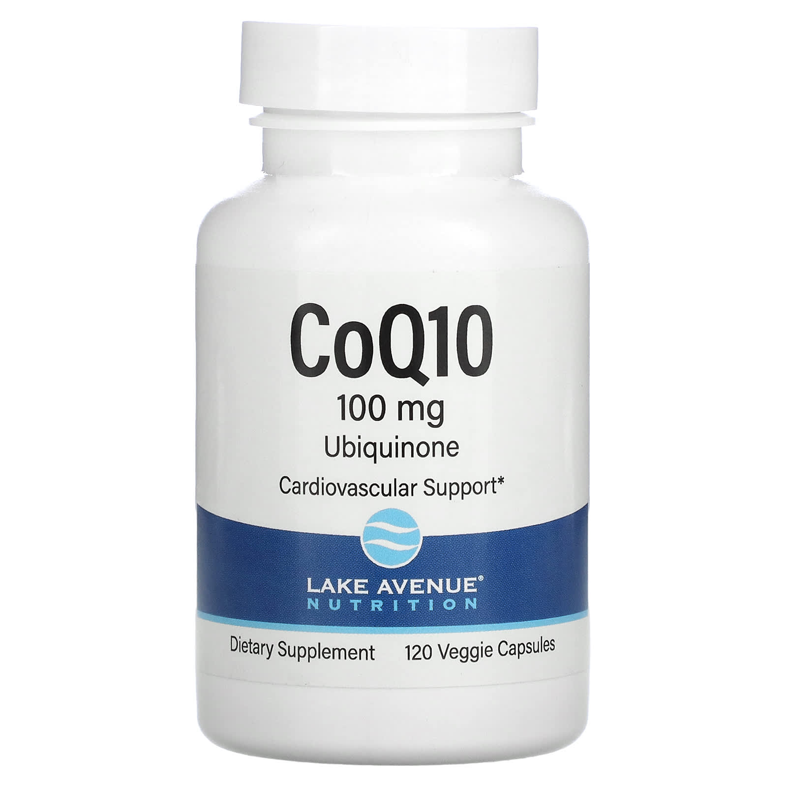 레이크애비뉴뉴트리션 CoQ10 유비퀴논 100mg 베지캡슐 120정 - 메인 이미지
