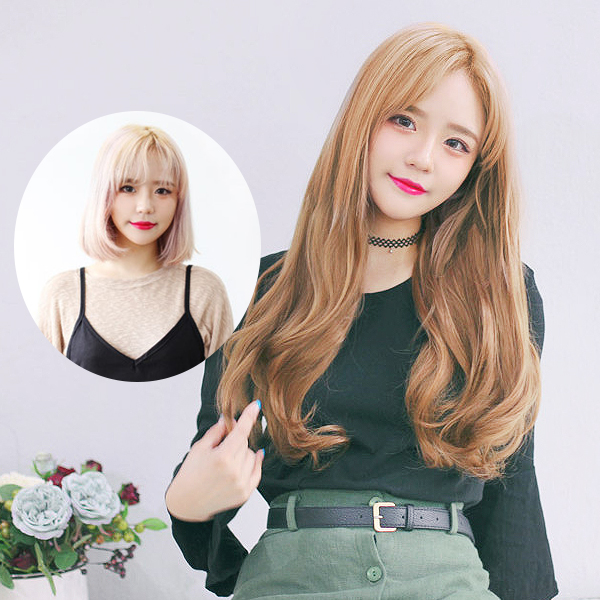 바디S컬 스타일피스 SET(4피스) 50cm 클립피스 스타일피스 붙임머리 - 상세 이미지 4