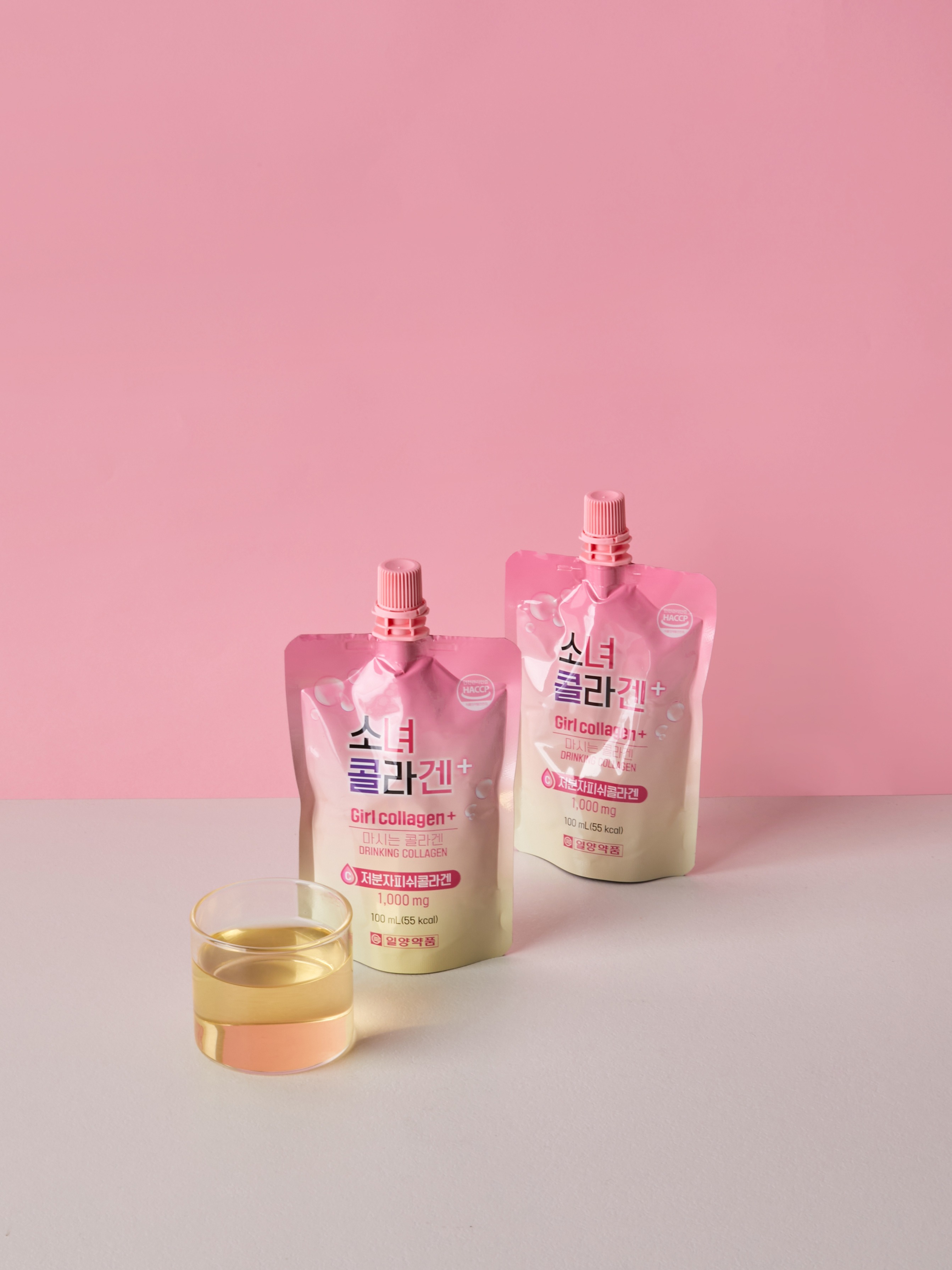 일양약품 소녀콜라겐 100ml 10포 파우치 마시는 촉촉한 피부 저분자 피쉬콜라겐 이미지 3