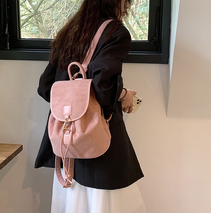 [당일출고🚚유사품주의💗고퀄리티] 최저가 스웨이드 복조리 데일리 베이직 가벼운 백팩 가방 보부상백 여행가방 상세 이미지 24