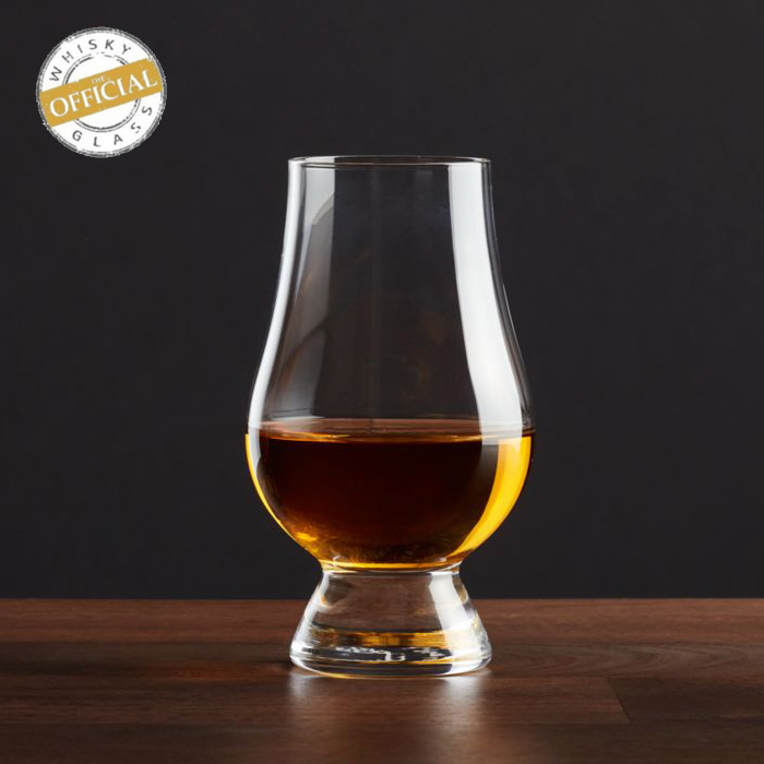 글렌캐런 위스키잔 싱글몰트 선명 바닥 로고 스탠다드 200ml 1개+1개