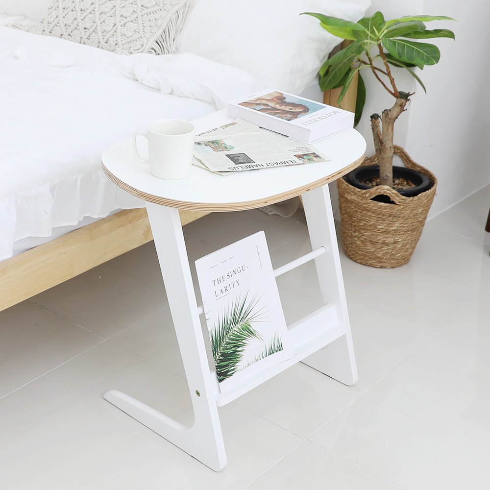 린백 LB26ST 사이드 테이블 티 원목 카페 거실 침대 미니 쇼파 소파 간이
