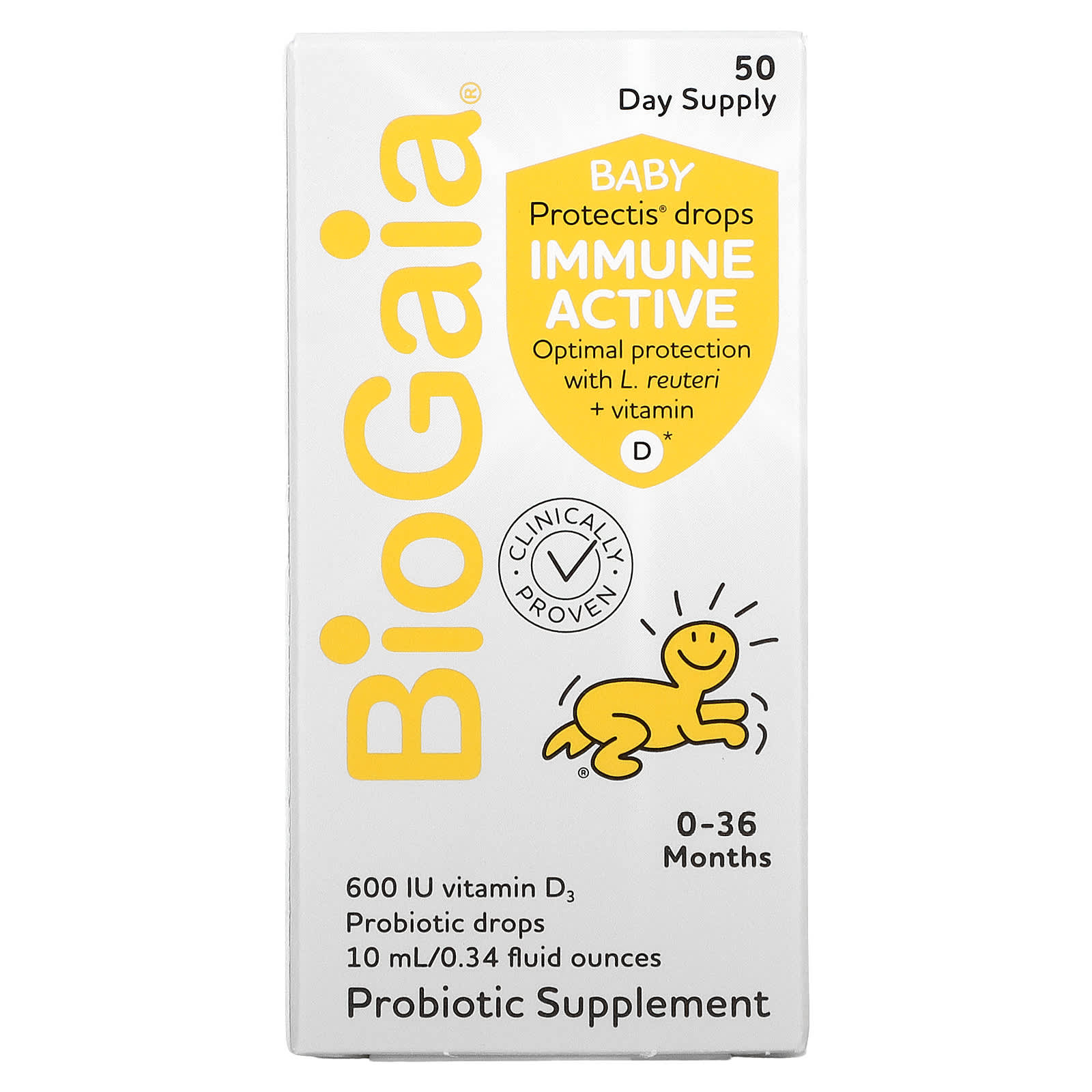 바이오가이아 베이비 프로텍티스 드롭스 이뮨 액티브 600IU 10ml 0.34fl oz - 상세 이미지 2