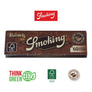 70mm 스모킹페이퍼 Smoking Brown 60pc