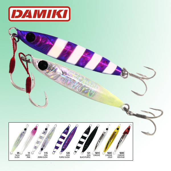 다미끼 다이아그램 메탈지그 삼치 쇼어지깅 우럭 광어 갈치 루어낚시 20g TACI GLOW - 상세 이미지 2