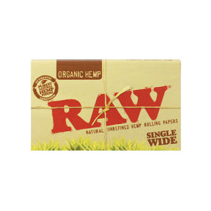 Raw Organic 70mm 100매 천연 오가닉햄프 담배종이