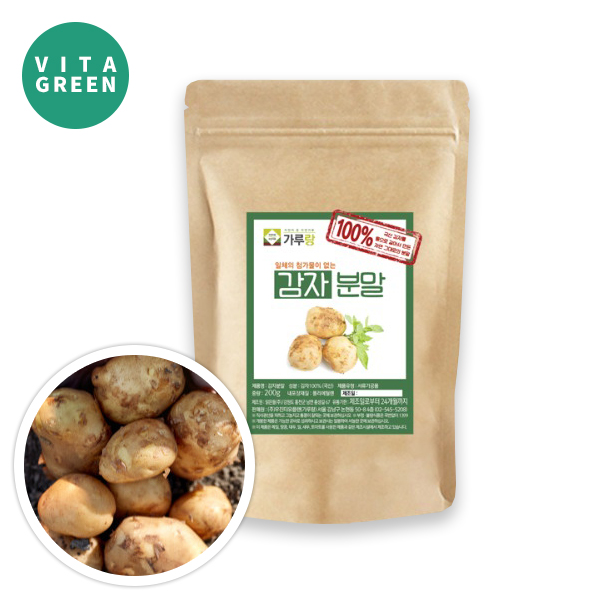 국산 100% 감자 가루 분말 통건조 미숫가루 홈베이킹 파우더 200g