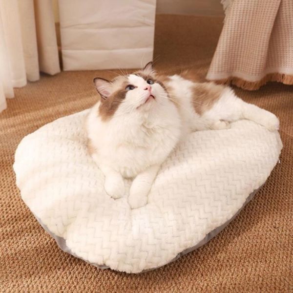 댕댕이꿀잠방석 강아지 야옹이 고양이 냥이 침대 숙면 꿈나라 쿠션 방석 : 난이마트