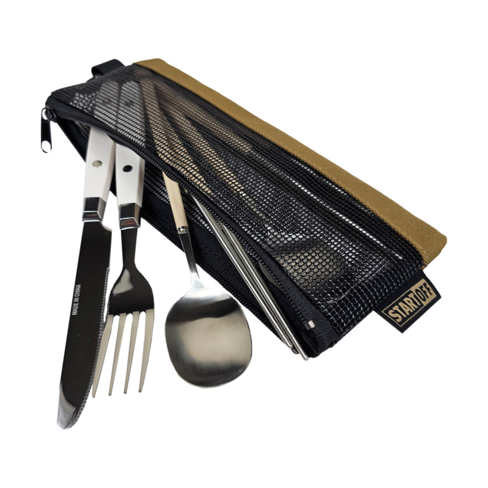 캠핑 수저통 커틀러리 수저 가방 조리도구 파우치